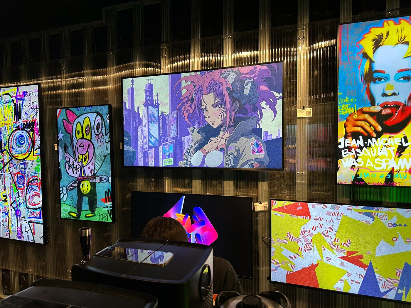 Cybergirlz NFT exhibition at NFT Paris 2023